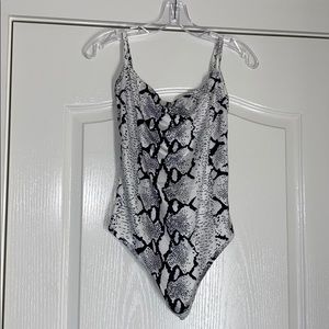 snake skin bodysuit